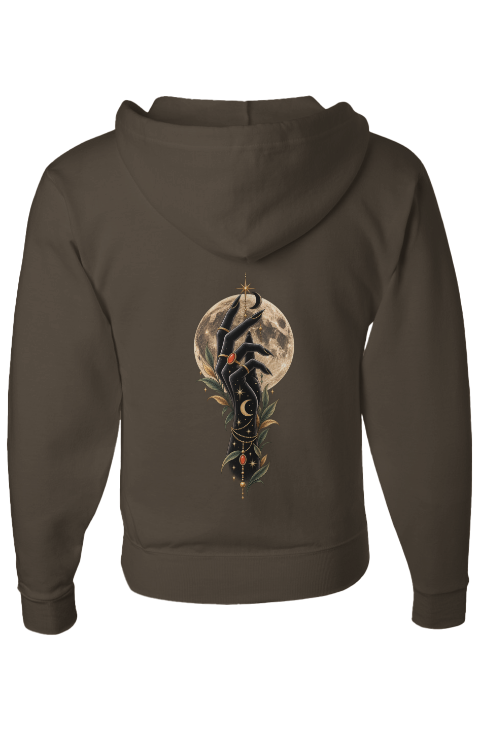 THREAD's Castile Hand Moon Gazing NuBlend Full Zip Hooded Sweatshirt
