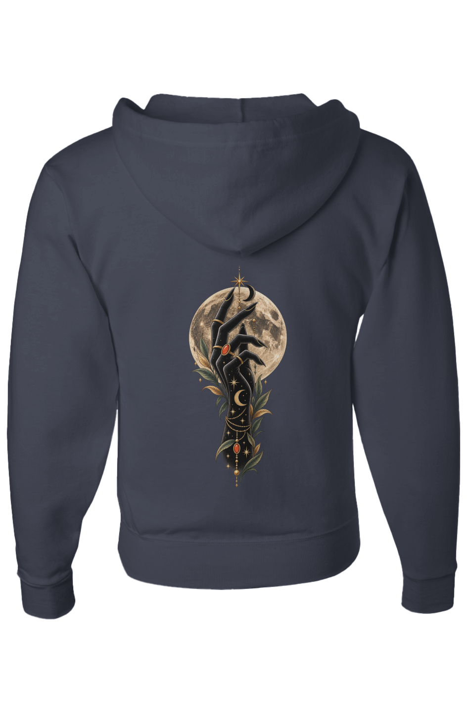 THREAD's Castile Hand Moon Gazing NuBlend Full Zip Hooded Sweatshirt