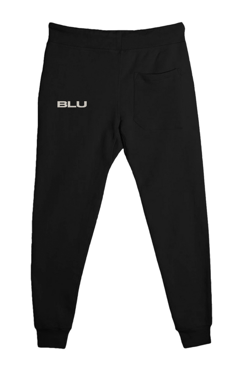 BLU Unisex Premium Jogger Pant White Grey Sandshell