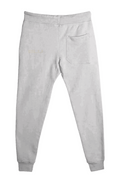 BLU Unisex Premium Jogger Pant White Grey Sandshell