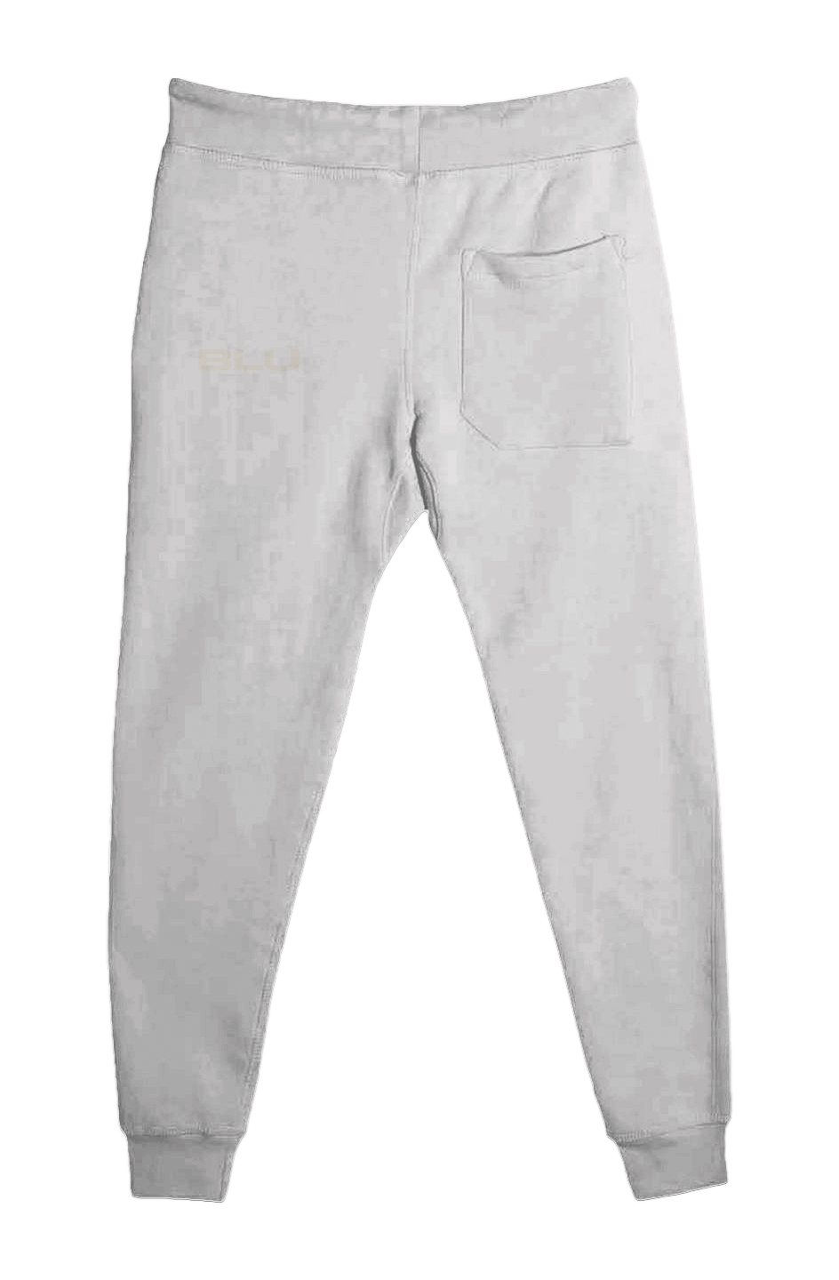 BLU Unisex Premium Jogger Pant White Grey Sandshell
