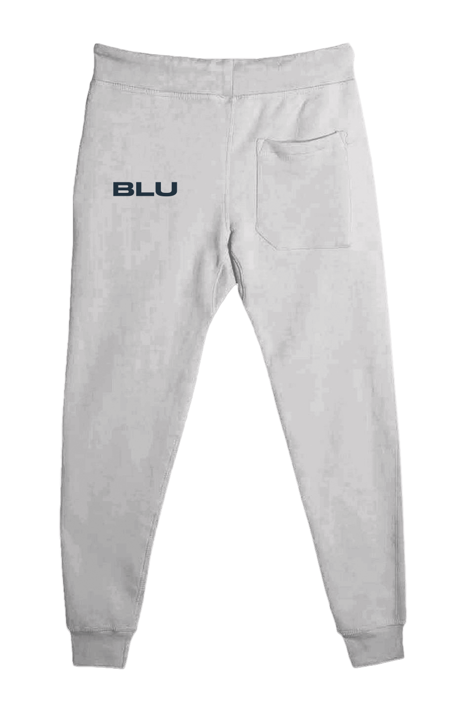 BLU Unisex Premium Jogger Pant in White Sandshell Grey