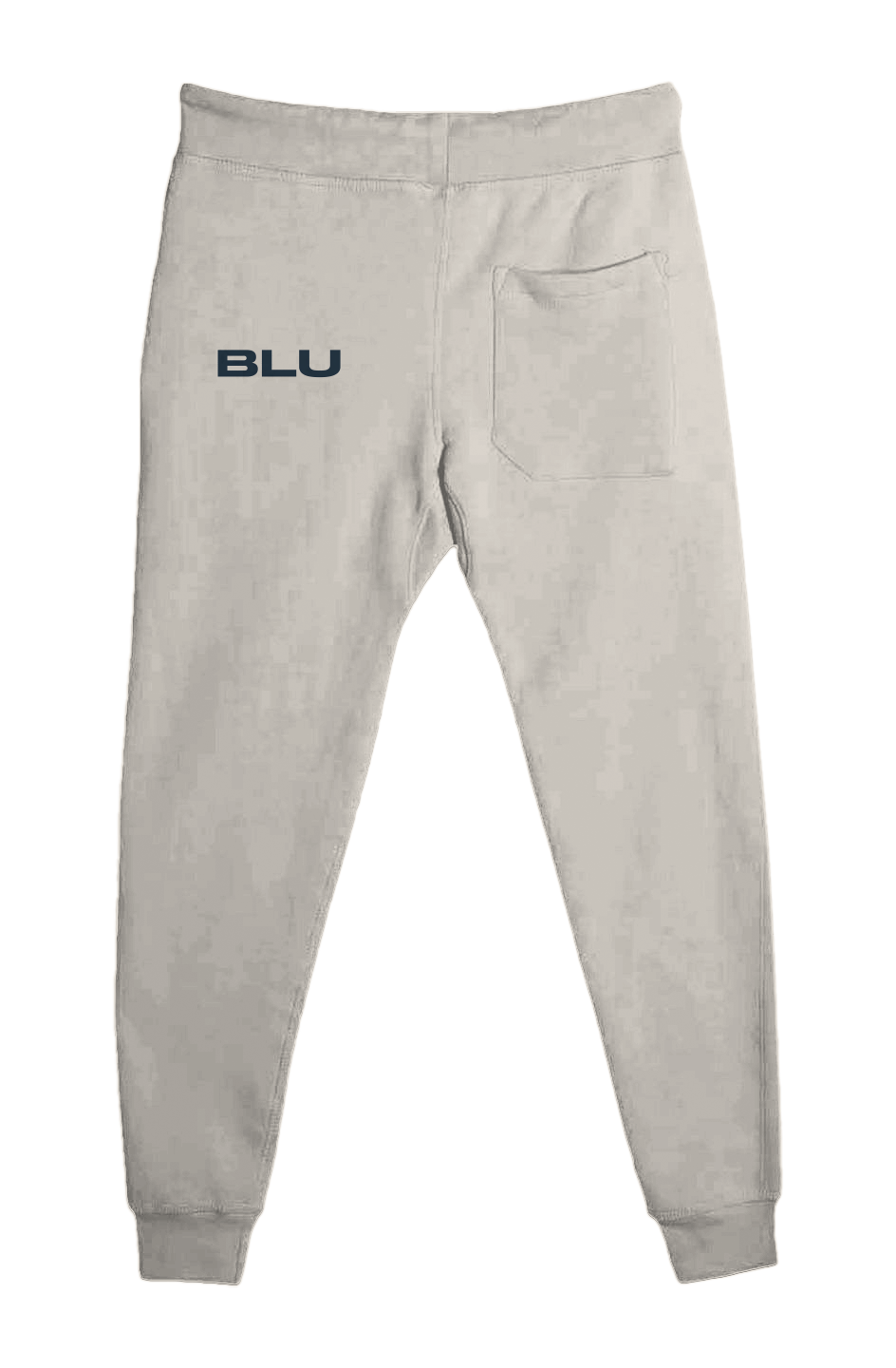 BLU Unisex Premium Jogger Pant in White Sandshell Grey