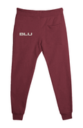 BLU Unisex Premium Jogger Pant Black charcoal Burgundy