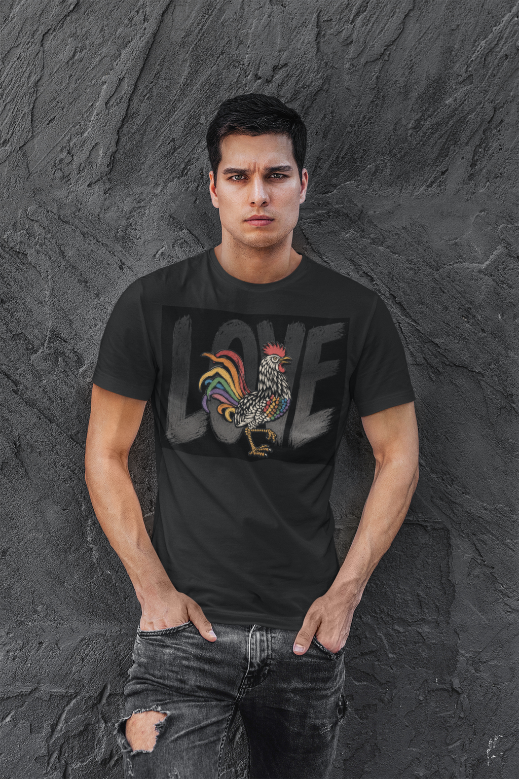 LOVE COCK. Signature Edition Premium Heavyweight T-Shirt | Funny Pride Shirt | LGBTQ Humor Tee | THREAD. Release 002