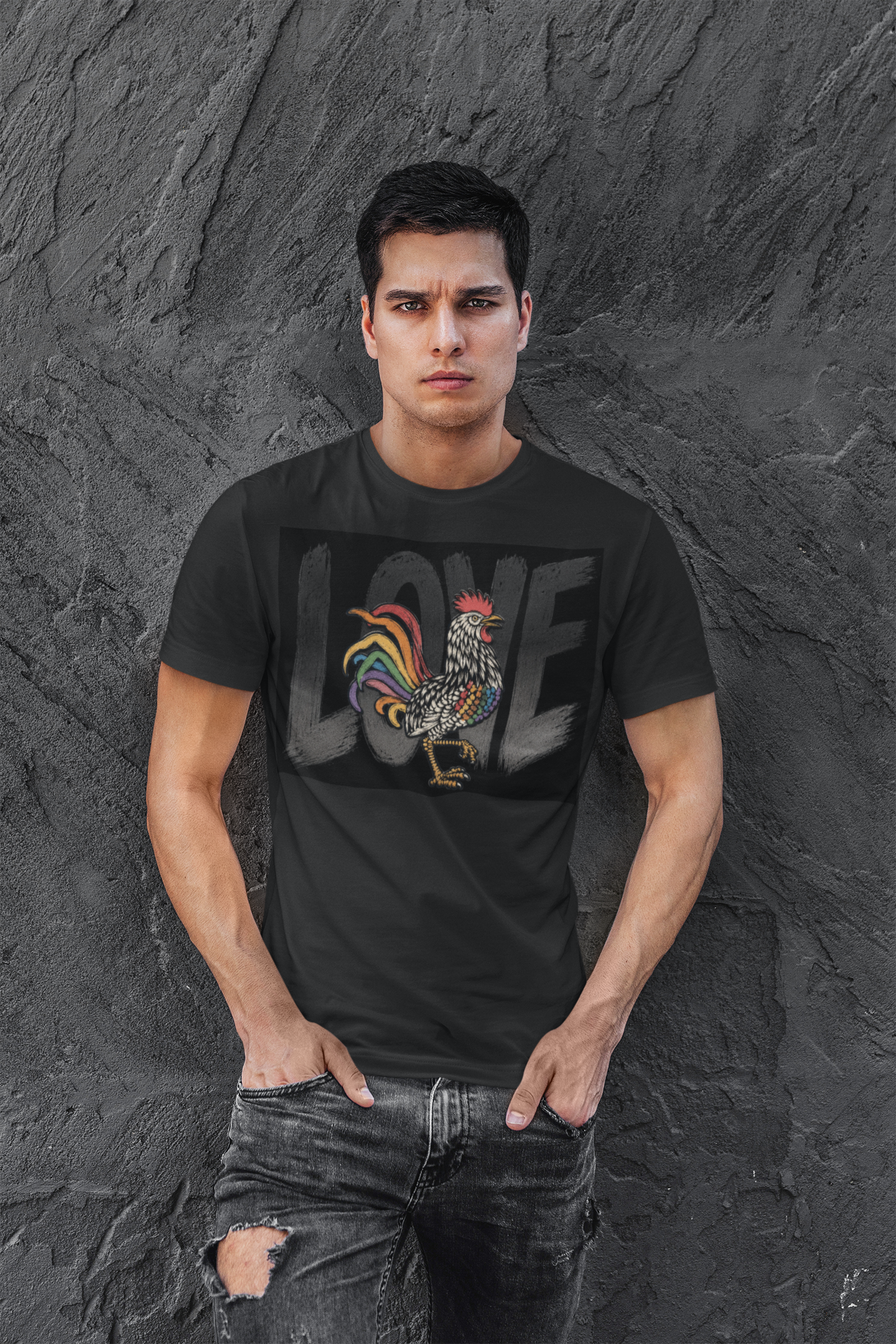 LOVE COCK. Signature Edition Premium Heavyweight T-Shirt | Funny Pride Shirt | LGBTQ Humor Tee | THREAD. Release 002